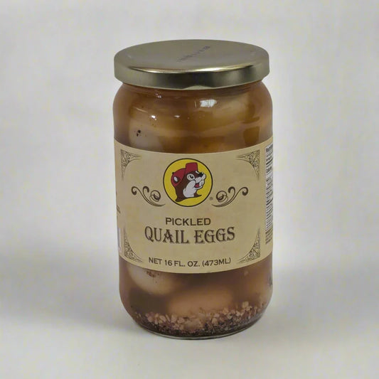 Buc-ee's Pickled Quail Eggs, 16 fl oz