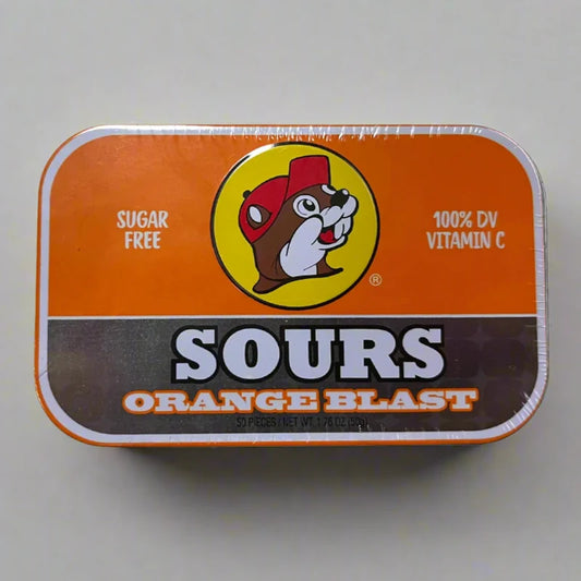 Buc-ee's Sours Orange Blast, 1.76 oz