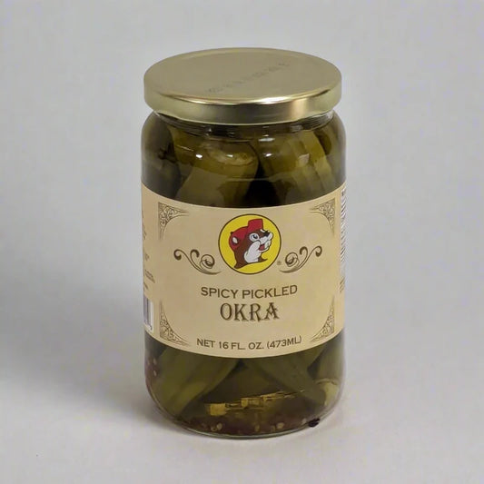 Buc-ee's Spicy Pickled Okra, 16 fl oz