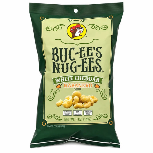 Buc-ee's Nug-ees White Cheddar Habanero, 5 oz
